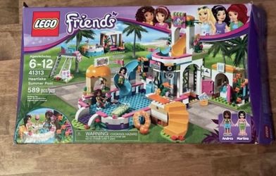 Lego friends heart lake summer pool set