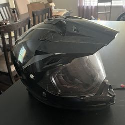 Motorbike helmet. 