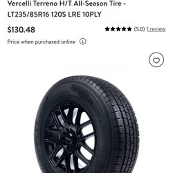 6 New 235/85r16 Tires