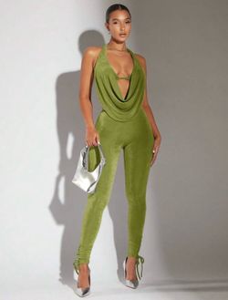 Sexy green 2 pc pants set size L