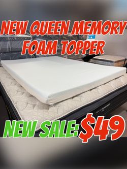 NEW QUEEN MEMORY FOAM TOPPER