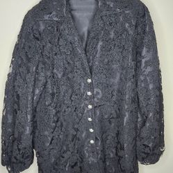 Women's Black Lace Jacket 