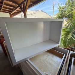 White Wall Cabinet Box No Door
