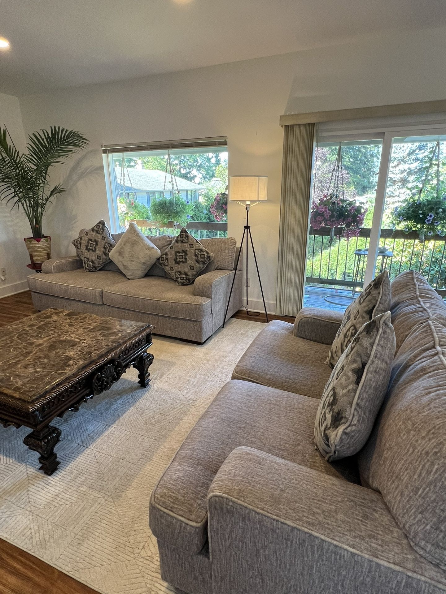 Ashley Couches/// Like New// Sectional X3 By X2