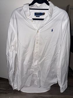 Polo Ralph Lauren Men's Classic-Fit Stretch Oxford Shirt (LARGE)