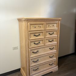 Solid wood dresser