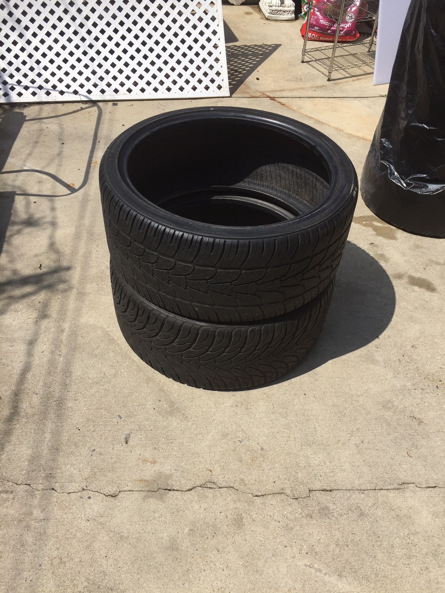 Big car tire