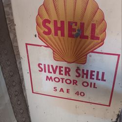  Antique Silver Shell Oil Lubster
