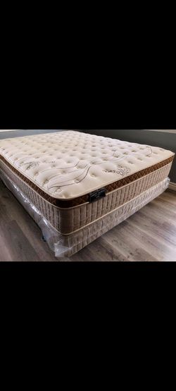 Queen Organic Cloud Edition Europillow Top 12inch Matres!!