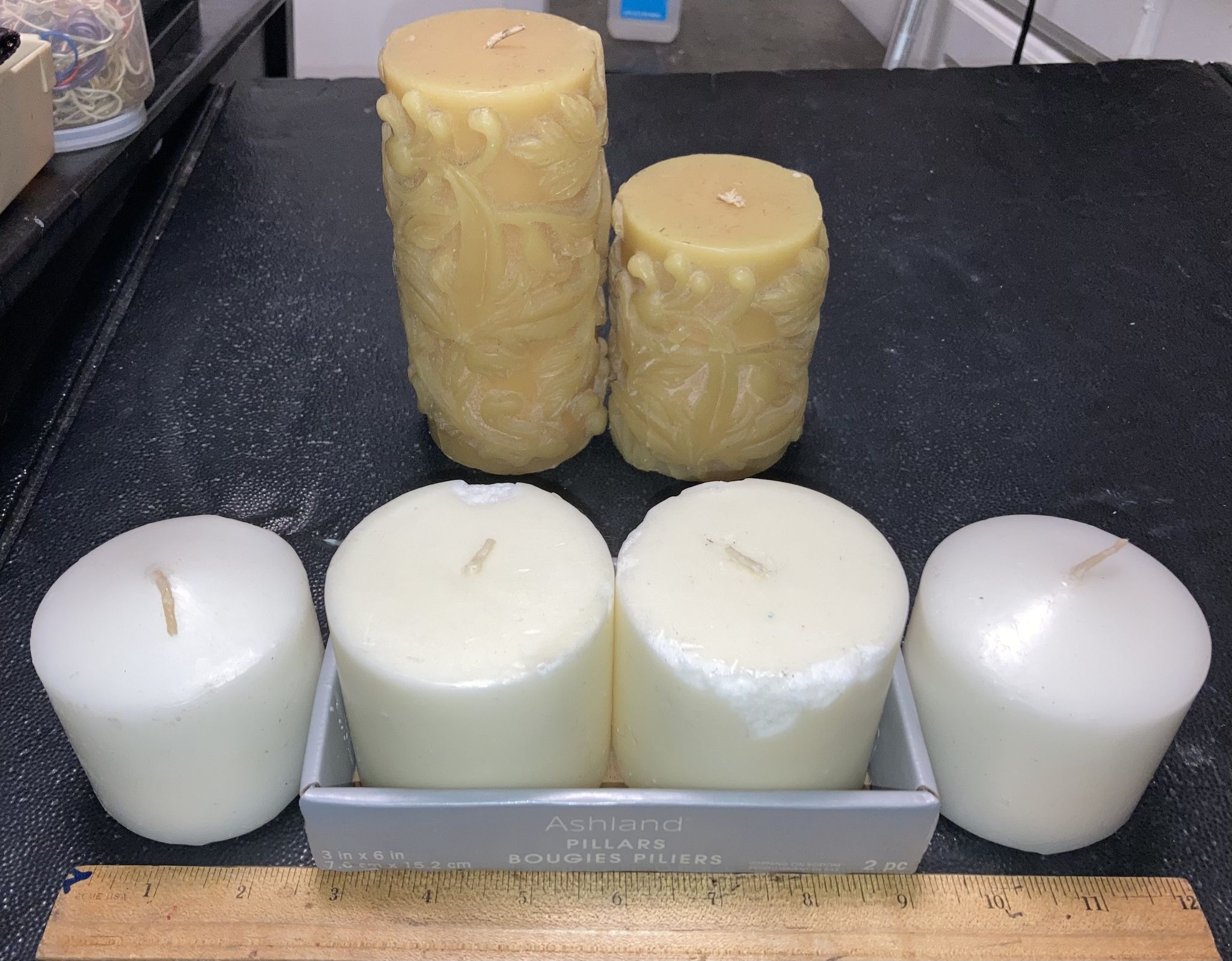 Unused Pillar Candle Lot