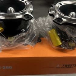 4” Aluminum Super Tweeters.. Brand New