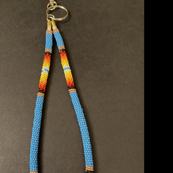Beaded Lanyard Keychain