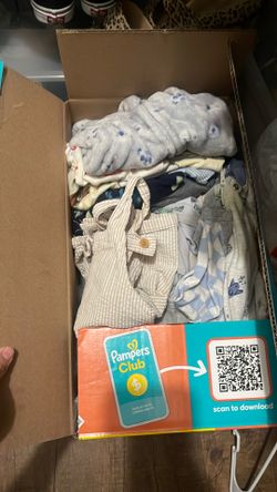 Box Of Baby Boy Clothes