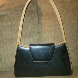 A Black And Brown Gucci Vintage Purse