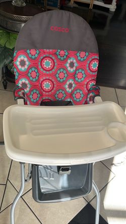 Baby High Chair with Harness and Tray