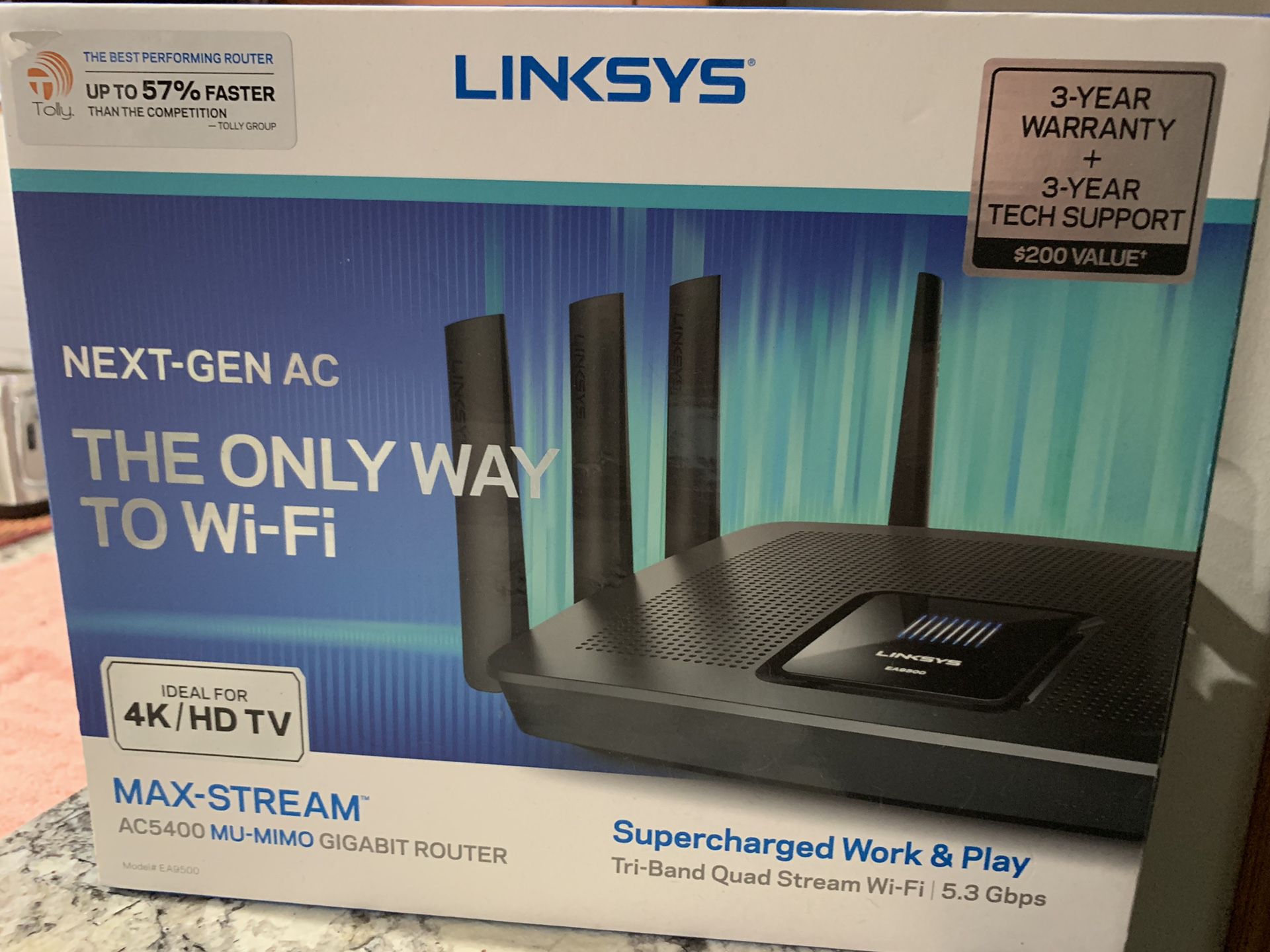 Linksys next gen max stream router SUPERFAST !! 140.00
