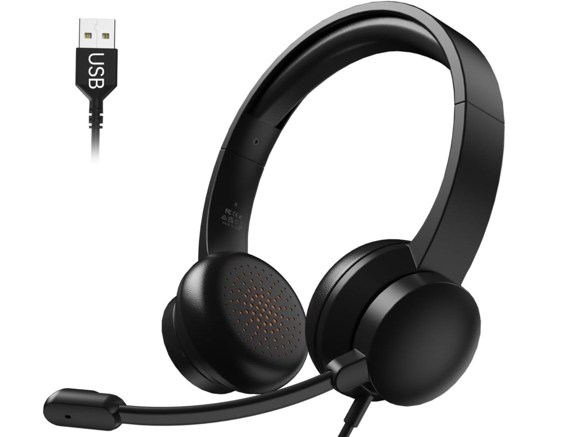USB Headset With noise canceling Mic