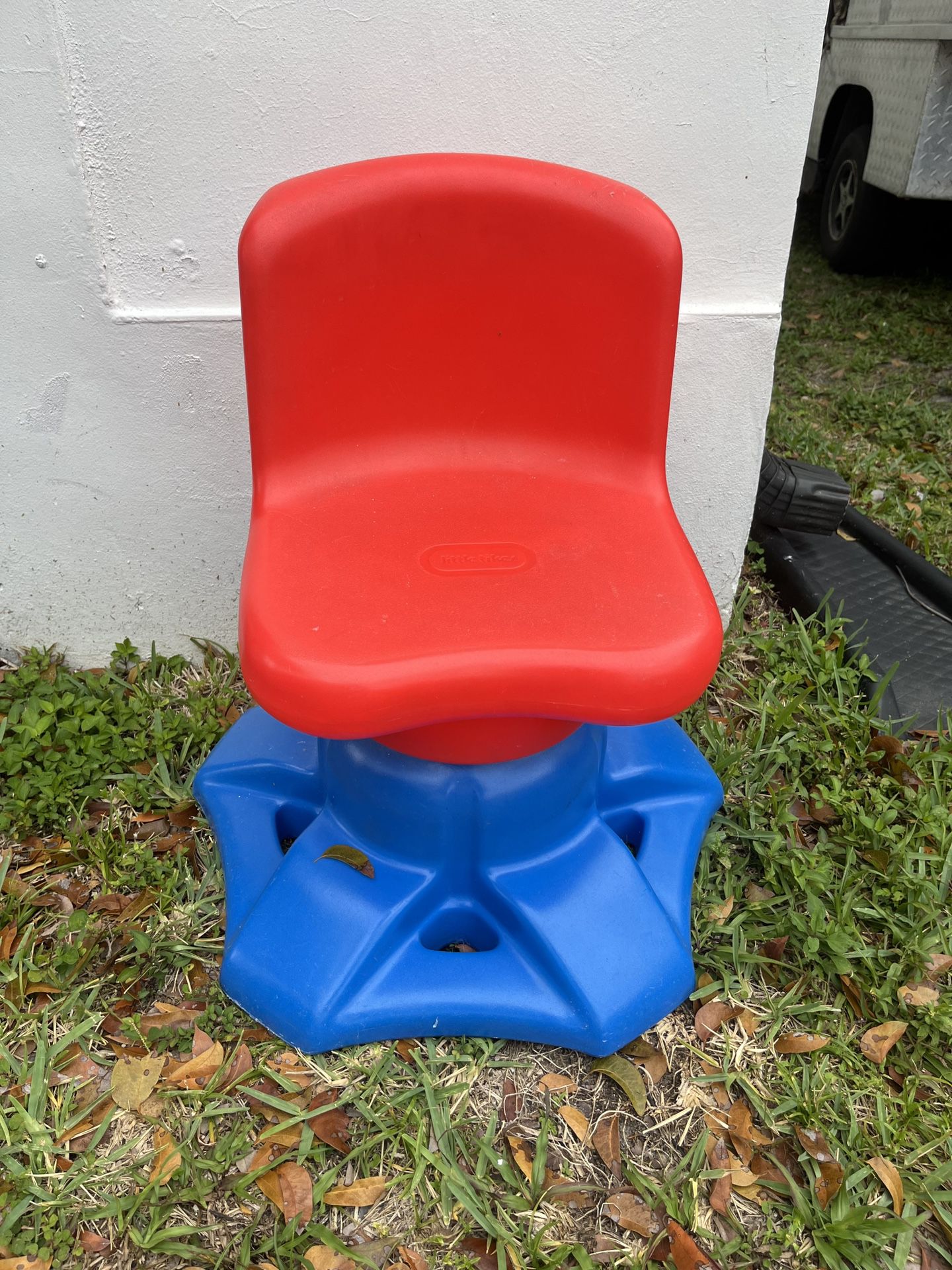 Vintage Discontinued Little Tikes Swivel Desk Chair Childrens Kids Infant Toddler Play