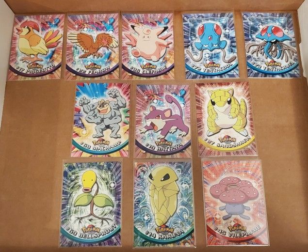 Pokémon Tv Animation Series 1 Vintage Trading Cards Near Mint
