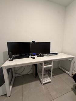 Two person office desk