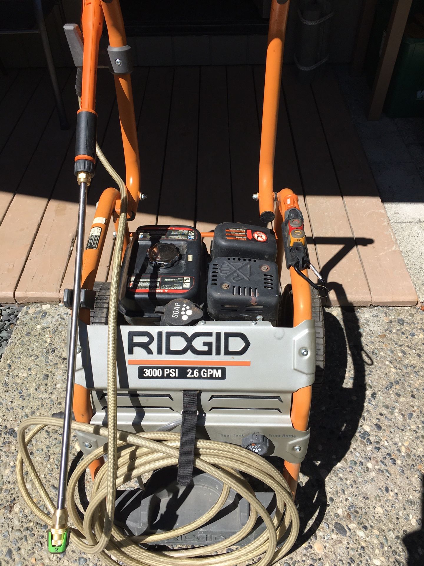 RIDGID 3000 PSI Pressure Washer