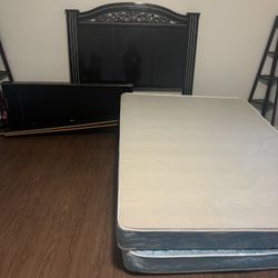 Queen Bed Frame And Mattress For Sale 
