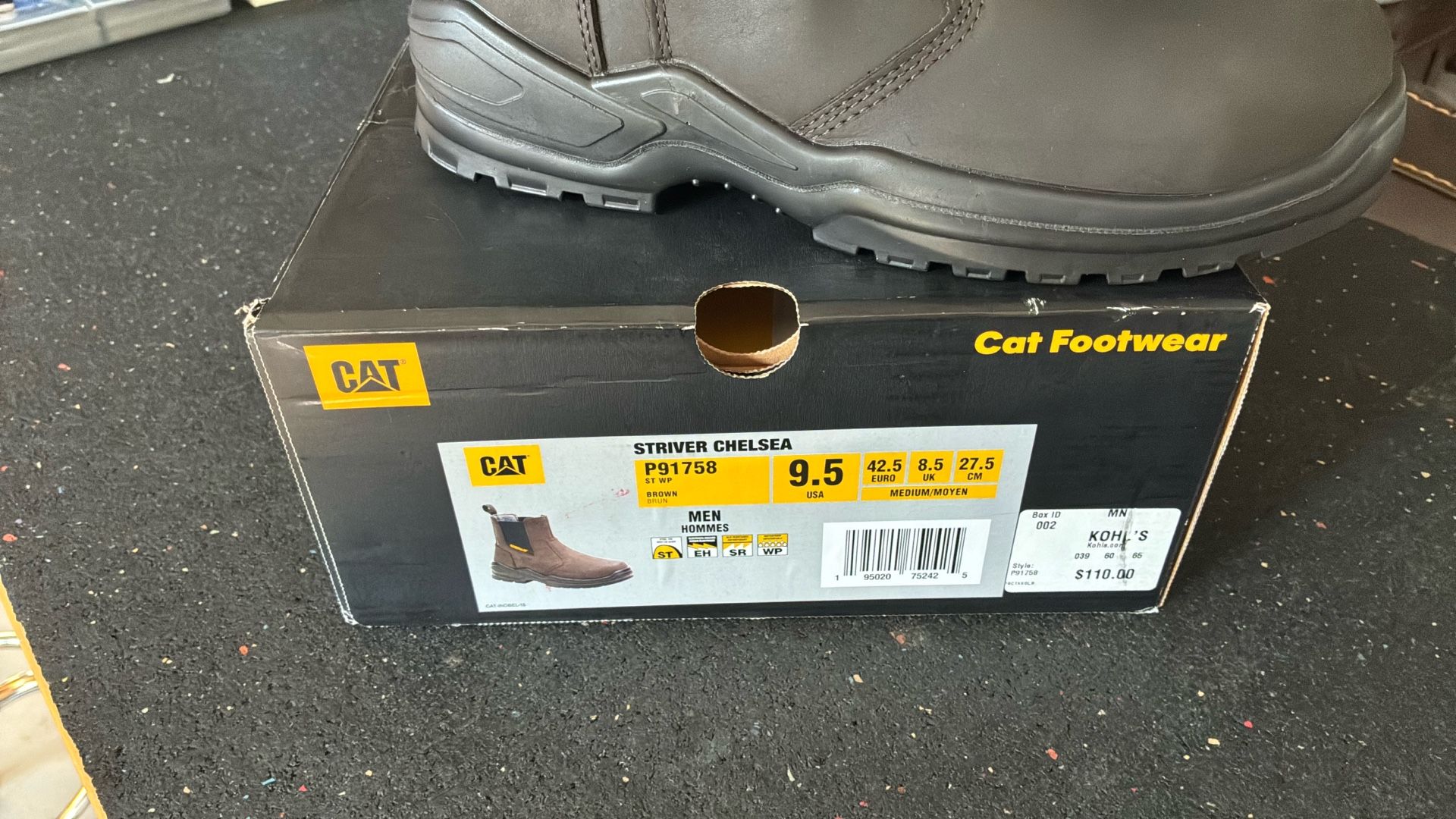 CAT Brand New Steel Toe Work Boots