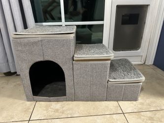 Cat Stairs Storage Elevated Great 🤩