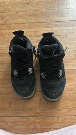 Air Jordan 4 Retro SE 'Black Canvas  Size 6