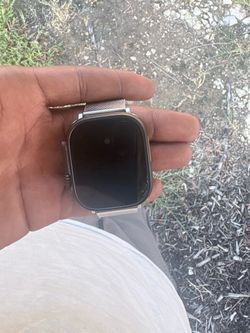 Apple Watch Ultra with Milanese Loop Band