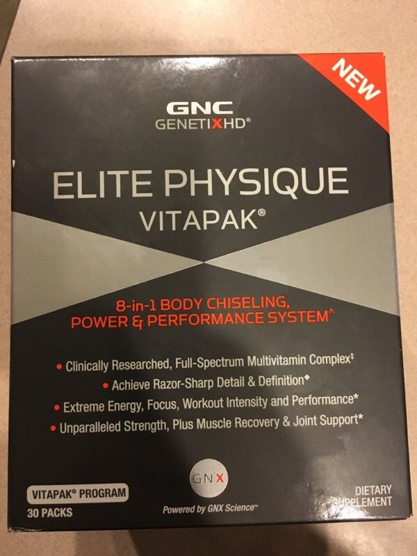 GNC elite physique vitapak
