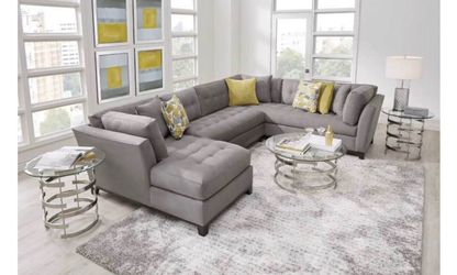 3 piece sectional + ottoman
