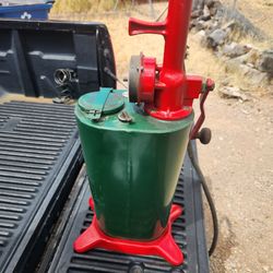 Vintage Service Station Oil Hand Pump