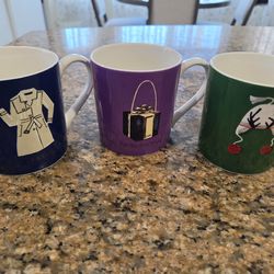3 lenox mugs