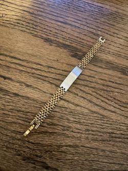 gold plated bracelet 