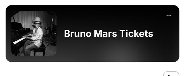 Bruno Mars in Pittsburgh 2026 - 2 tickets