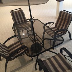 Like It Or Love,Patio Furniture price! Spring In  Swing !  Clearance!! Spring is around the corner! Patio Furnitur! Excellent condition! Glass table!!