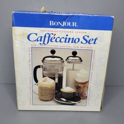Vintage Bonjour Caffeccino Set