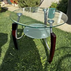 Glass Coffee Side Table