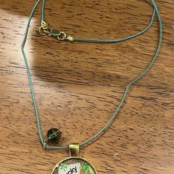 Lucky Saint Patrick’s Day Necklace With Charm