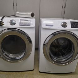 Samsung Front Load Washer & Electric Dryer Set
