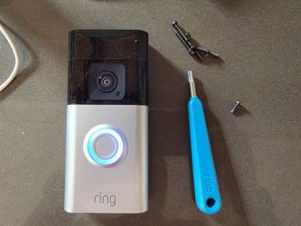 Ring doorbell and indoor camera