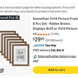 Picture Frame 11x14 6pcs