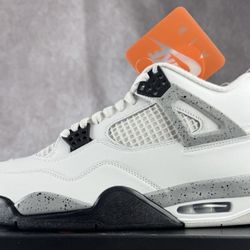 Jordan 4 White Cement 