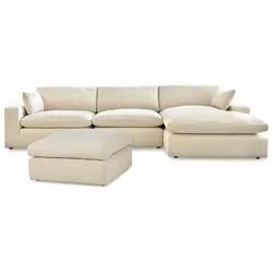 Elyza 3-Piece Sectional with Ottoman Big Savings Bonanza