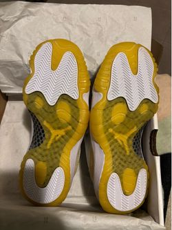 Jordan 11s yellow snakeskin