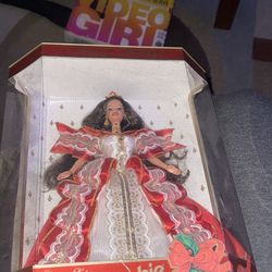 1997 Happy Holidays Special Edition Barbie Doll Mattel New