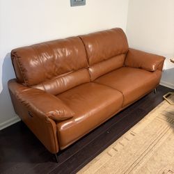 Leather Reclining Couch