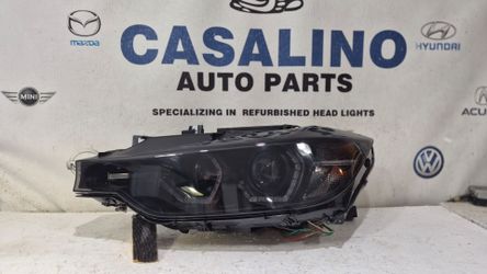 2012-2015 BMW 328i DUAL PROJECTOR HEADLIGHT WITH LED DRL LEFT SIDE AFTER MARKET