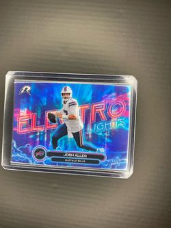 Topps Resurgence Josh Allen Buffalo Bills Electro Lights Trading Card